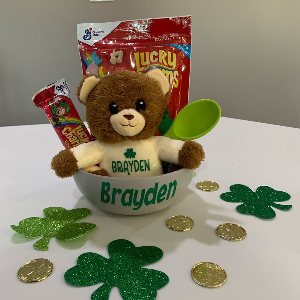 St. Patrick’s day cereal bowl sets